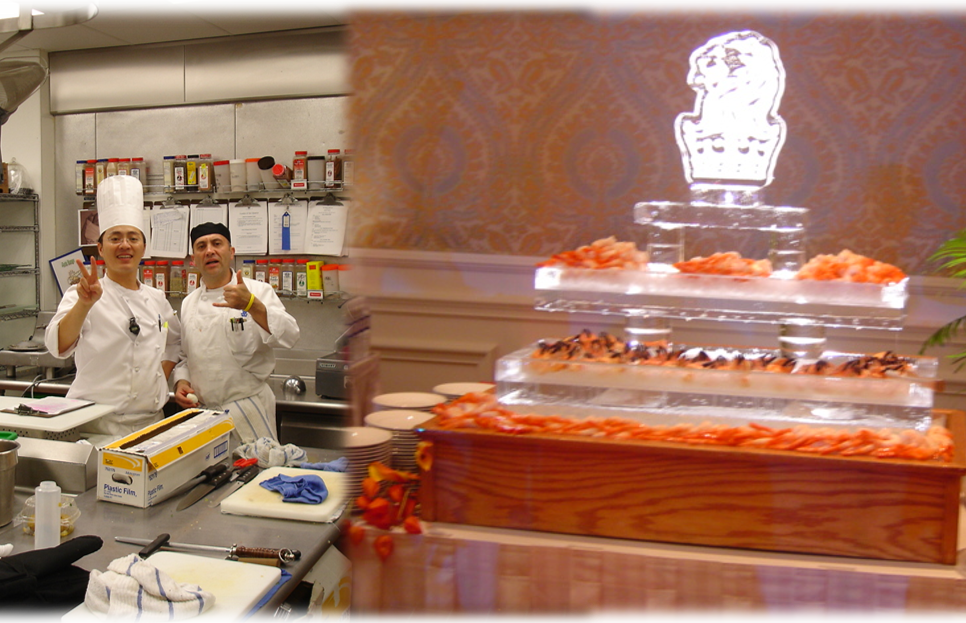 在美國的Ritz Carlton 酒店擔任冷廚廚師